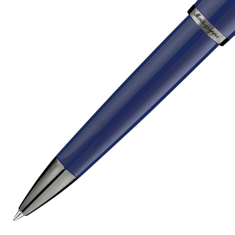 Caneta Esferográfica Manager Navy Ruthenium - Mercado de Luxo - O Maior E-Commerce de Bens, Produtos e Serviços de Luxo do Brasil.