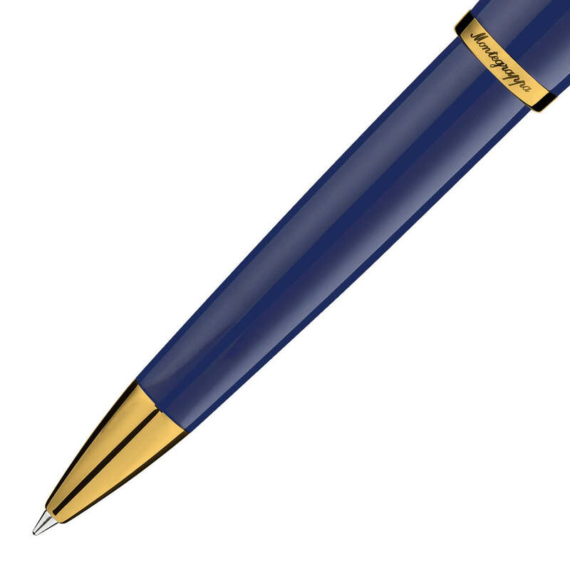 Caneta Esferográfica Manager Navy Gold - Mercado de Luxo - O Maior E-Commerce de Bens, Produtos e Serviços de Luxo do Brasil.