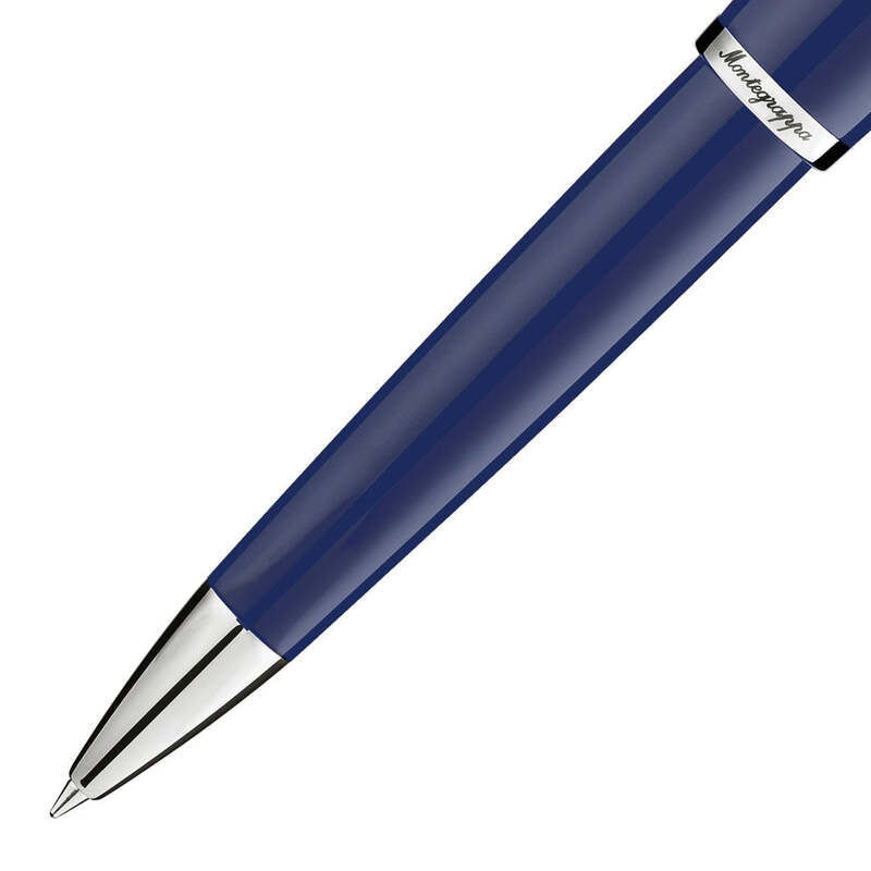 Caneta Esferográfica Manager Navy Steel - Mercado de Luxo - O Maior E-Commerce de Bens, Produtos e Serviços de Luxo do Brasil.