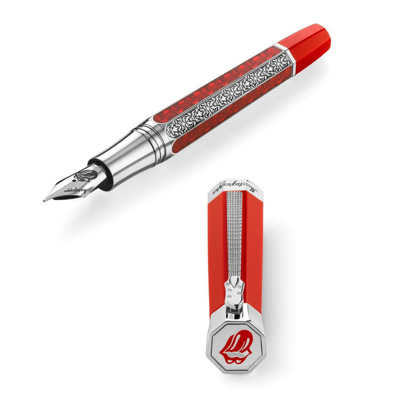 Caneta Tinteiro Rolling Stones Legacy 1962 Scarlet - Mercado de Luxo - O Maior E-Commerce de Bens, Produtos e Serviços de Luxo do Brasil.