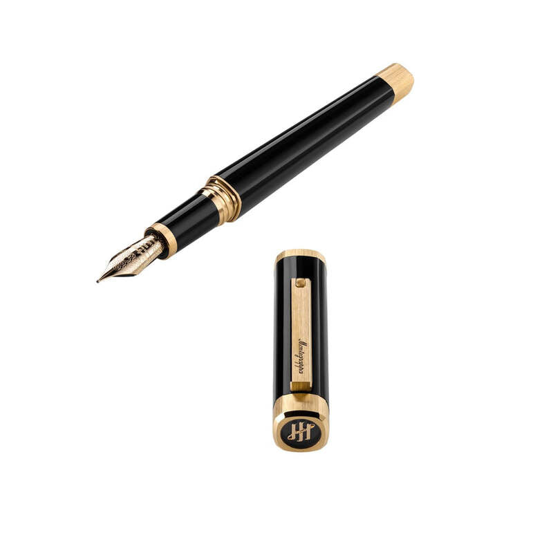 Caneta Tinteiro Quattro Gold IP - Ouro 14k - Mercado de Luxo - O Maior E-Commerce de Bens, Produtos e Serviços de Luxo do Brasil.