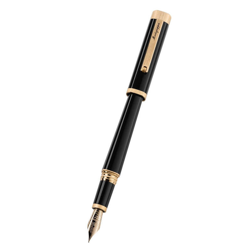 Caneta Tinteiro Quattro Gold IP - Ouro 14k - Mercado de Luxo - O Maior E-Commerce de Bens, Produtos e Serviços de Luxo do Brasil.