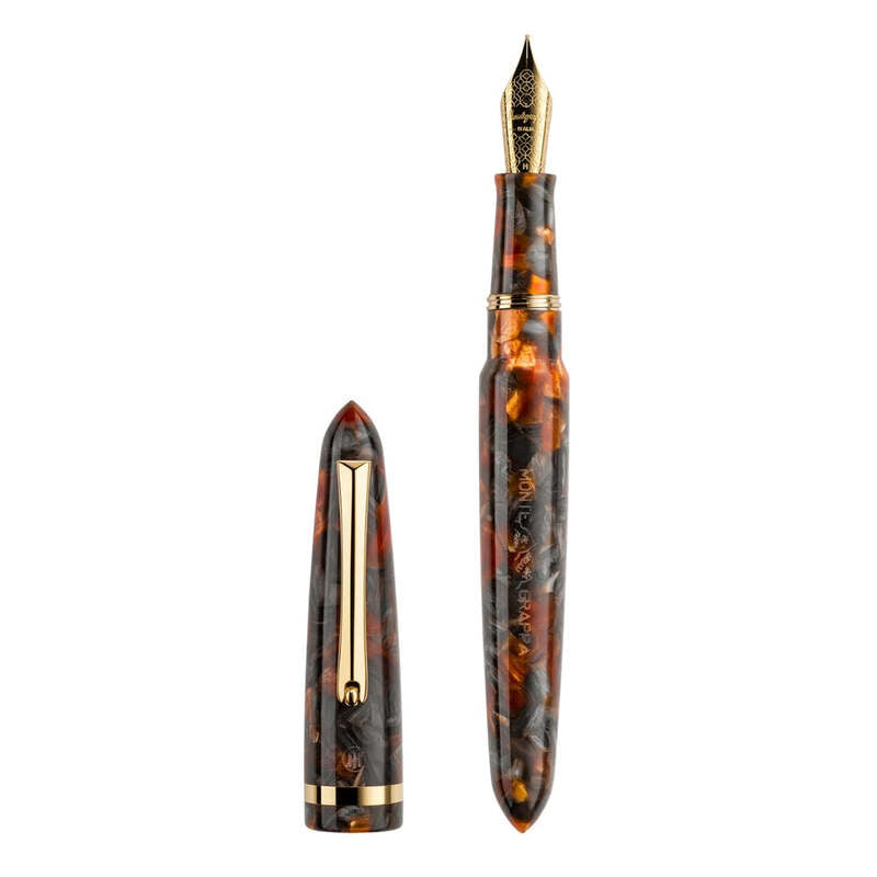 Caneta Tinteiro Venetia Plume Agate Steel