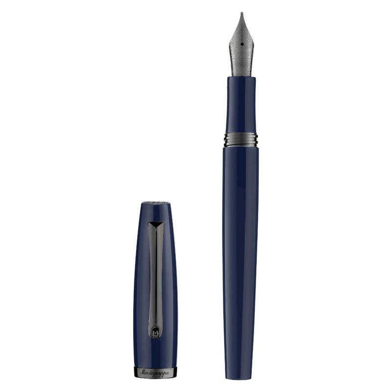 Caneta Tinteiro Manager Navy Ruthenium