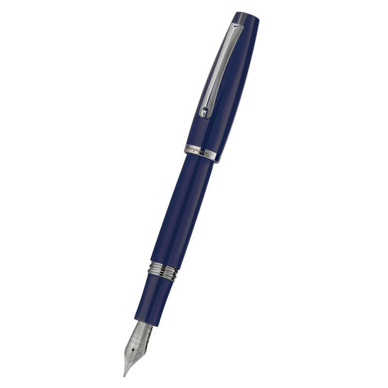 Caneta Tinteiro Manager Navy Ruthenium - Mercado de Luxo - O Maior E-Commerce de Bens, Produtos e Serviços de Luxo do Brasil.
