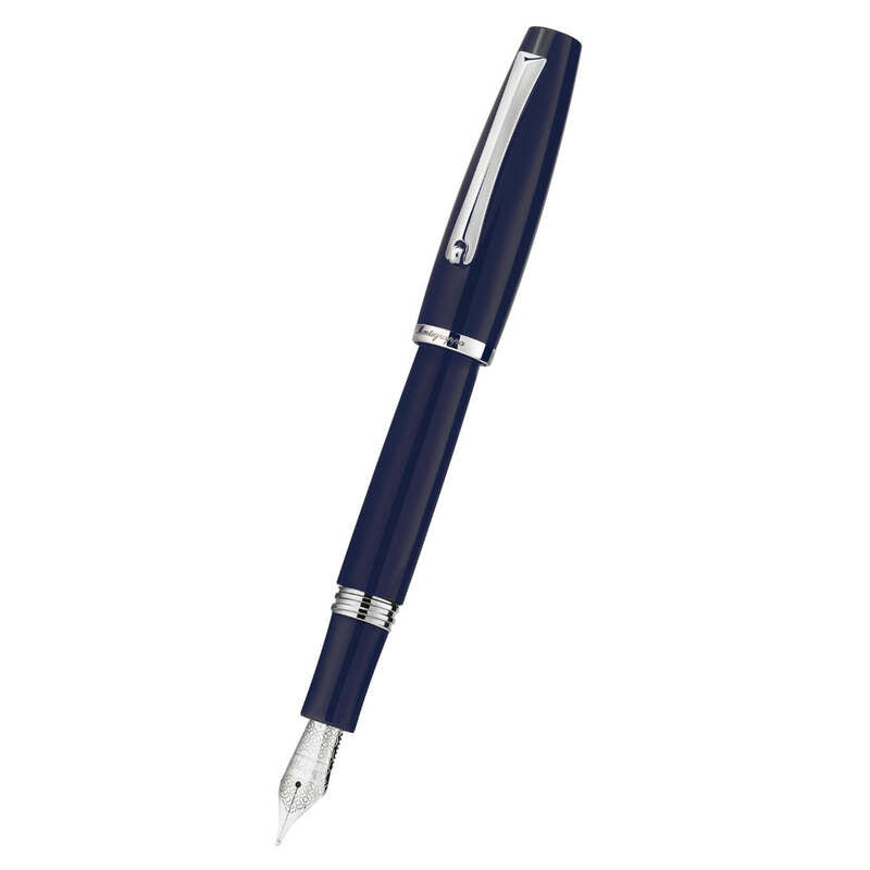 Caneta Tinteiro Manager Navy Steel - Mercado de Luxo - O Maior E-Commerce de Bens, Produtos e Serviços de Luxo do Brasil.
