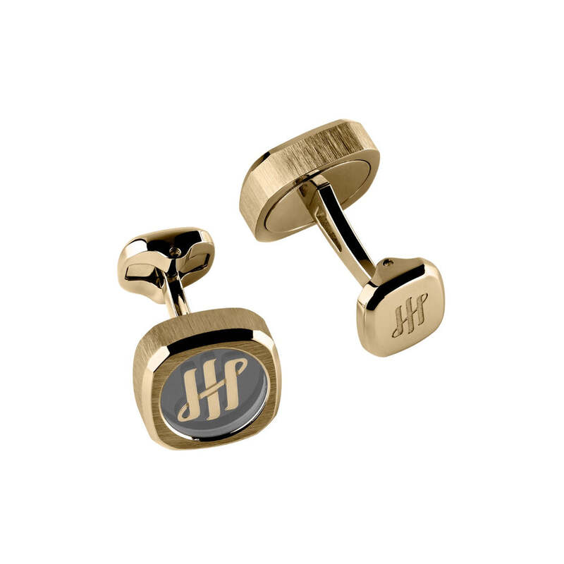Abotoaduras Quattro IP Gold 