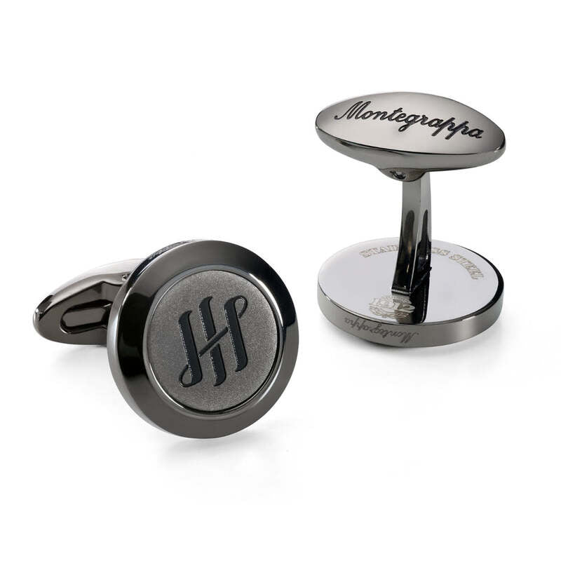 Abotoaduras Classico Ambigram Gunmetal 