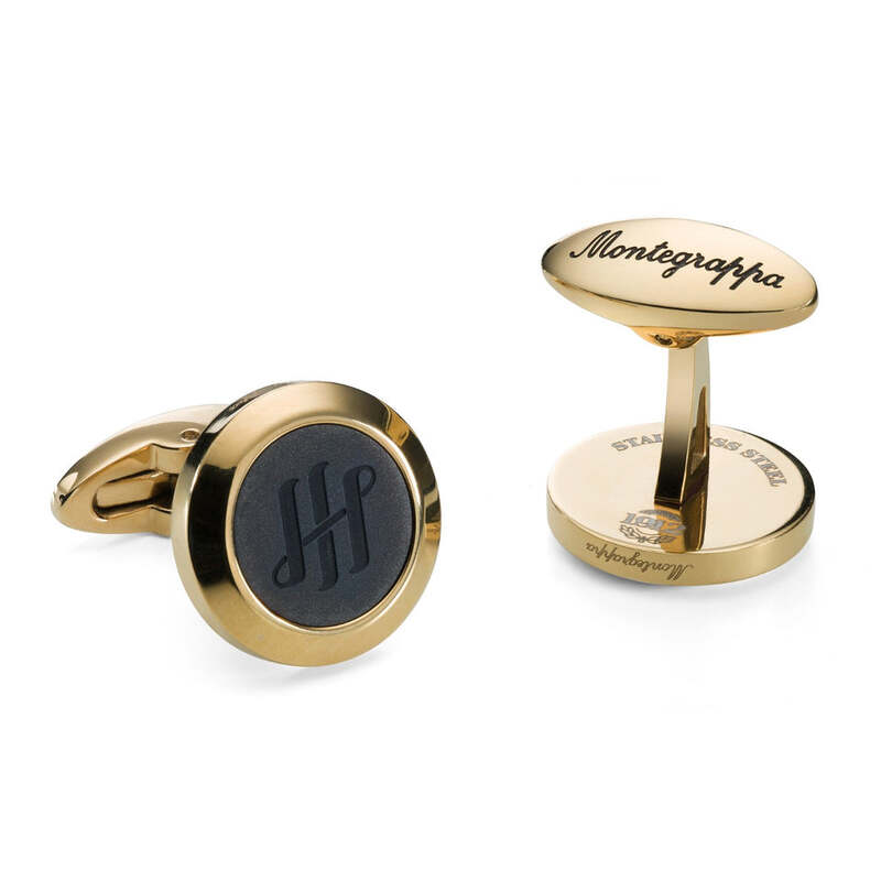 Abotoaduras Classico Ambigram Gold 