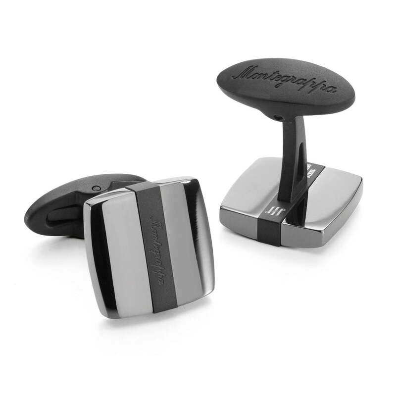 Abotoaduras Quadro Gunmetal