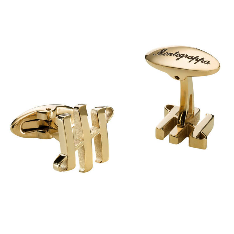 Abotoaduras Ambigram Gold 