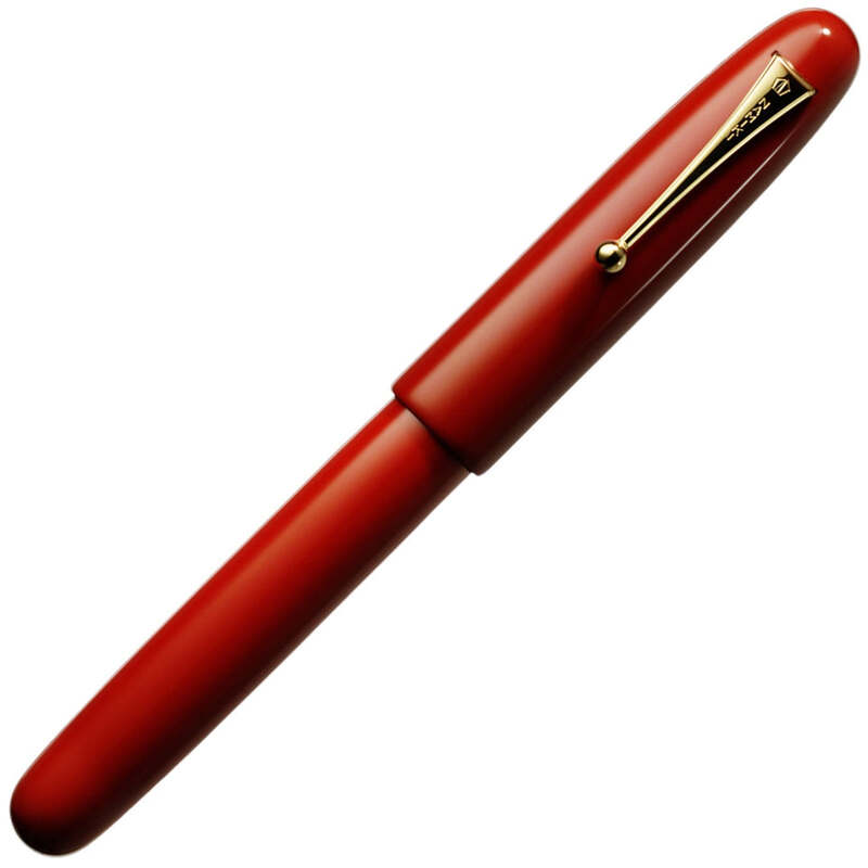 Caneta Tinteiro Emperor Urushi Lacquer Vermilion N°50
