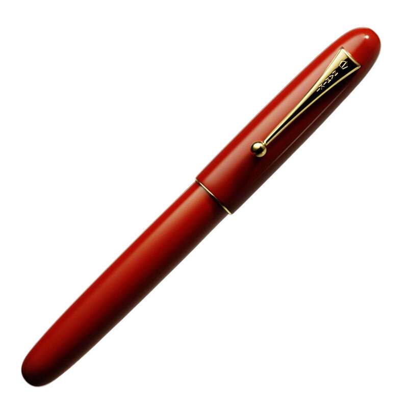 Caneta Tinteiro Yukari Royale Urushi Lacquer Vermilion N°20