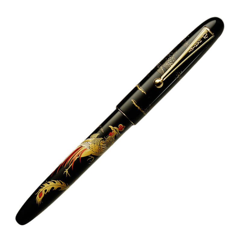 Caneta Tinteiro Nippon Art Tradition Chinese Phoenix