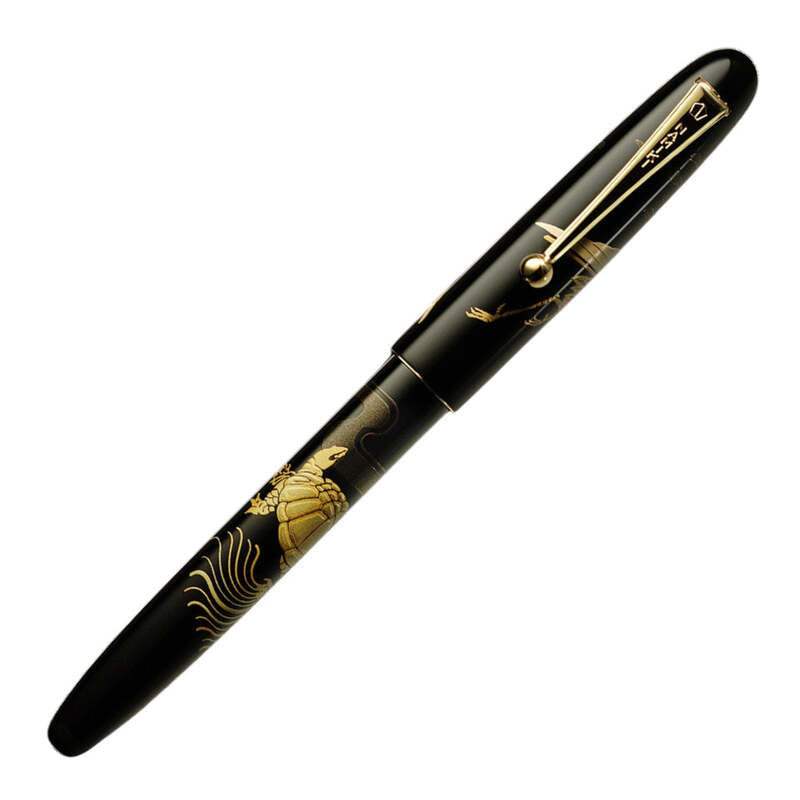 Caneta Tinteiro Nippon Art Tradition Crane & Turtle