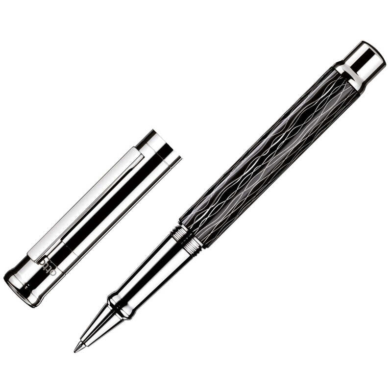 Caneta RollerBall Design 04 Wave Platin