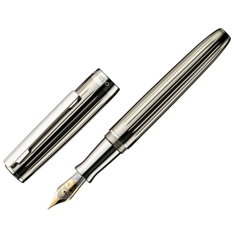 Caneta Tinteiro Design 07 Transparent Pinstripe