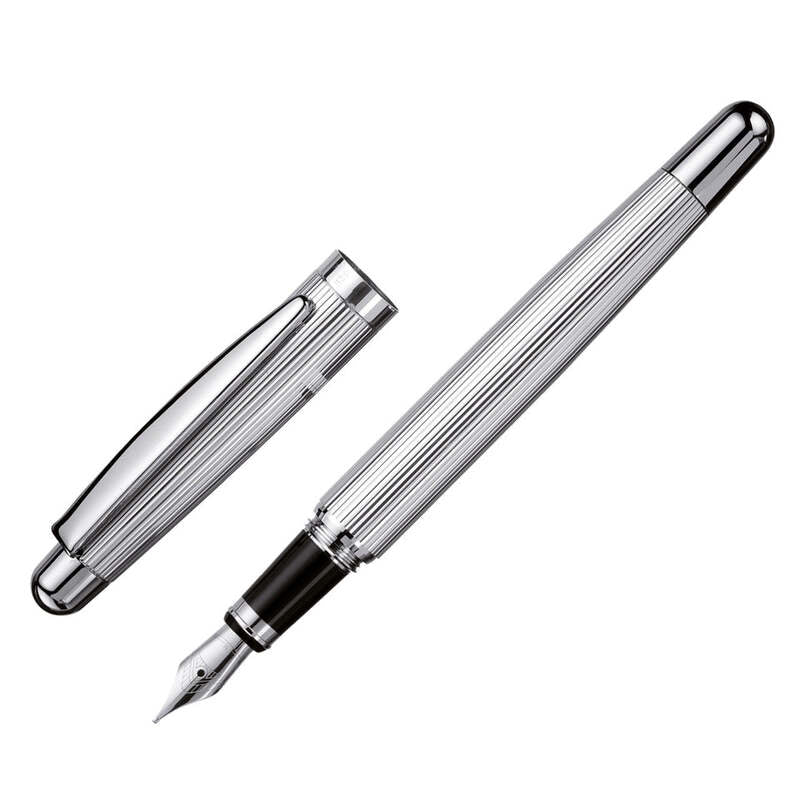 Caneta Tinteiro Design 02 Sterling Thread Guilloche