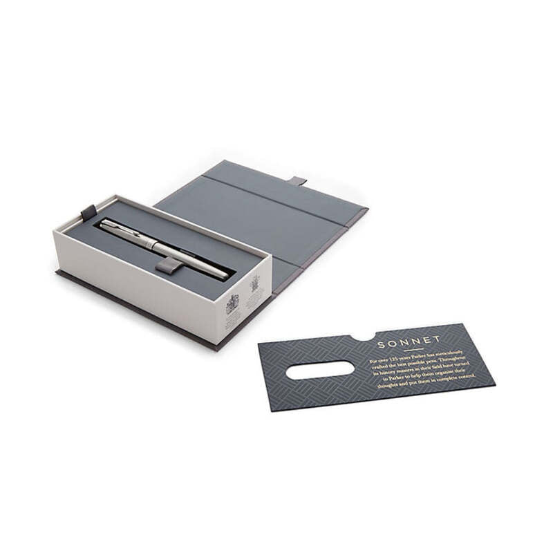 Caneta RollerBall Sonnet Stainless Steel P.T. - Mercado de Luxo - O Maior E-Commerce de Bens, Produtos e Serviços de Luxo do Brasil.