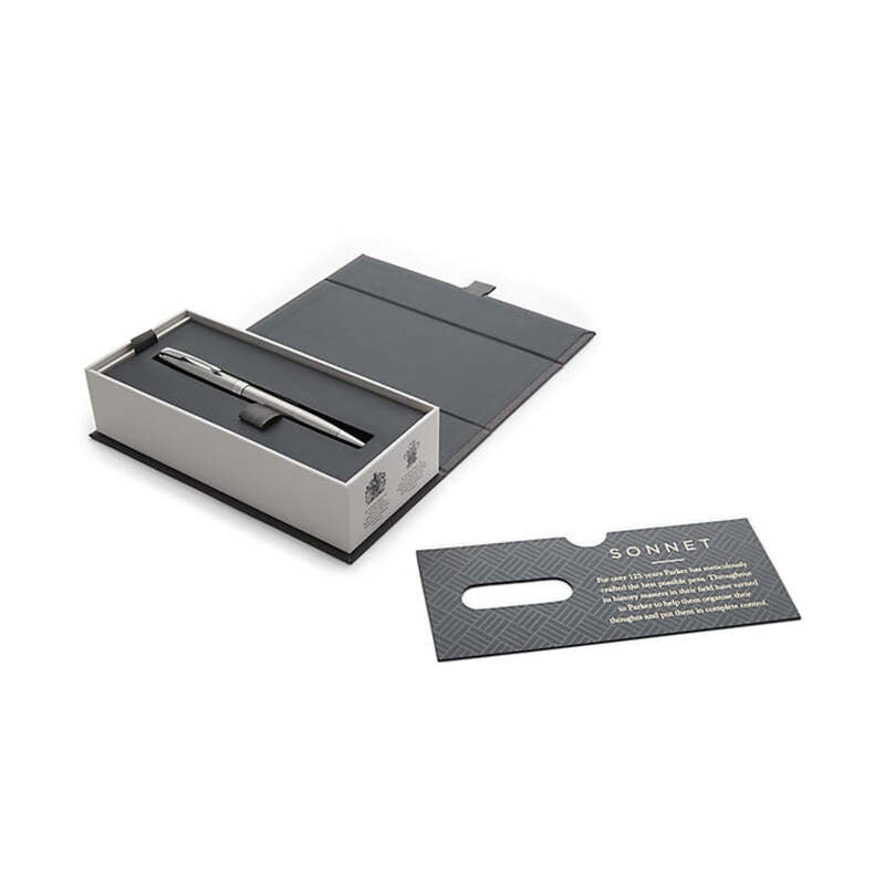 Caneta Esferográfica Sonnet Stainless Steel P.T. - Mercado de Luxo - O Maior E-Commerce de Bens, Produtos e Serviços de Luxo do Brasil.