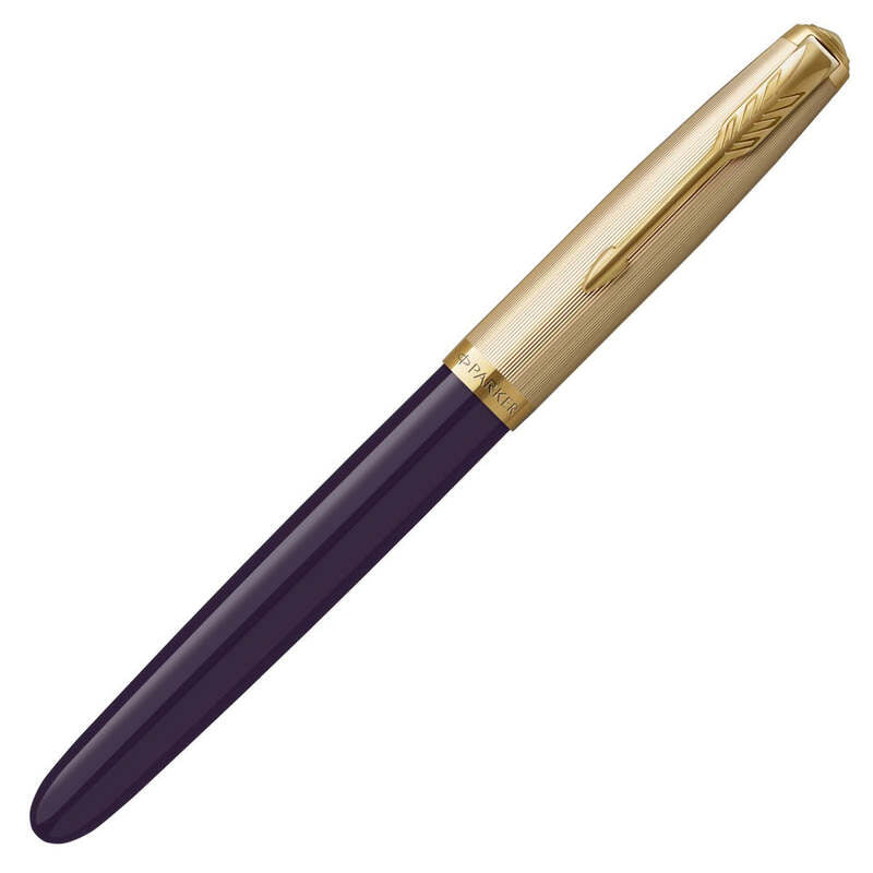 Caneta Tinteiro 51 Deluxe Plum G.C. Ouro 18k - Mercado de Luxo - O Maior E-Commerce de Bens, Produtos e Serviços de Luxo do Brasil.