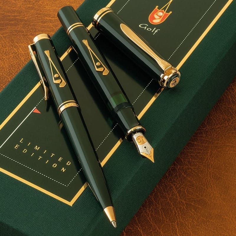 Caneta Esferográfica M/K 816 Golf - Conjunto Esferográfica e Tinteiro - Edição Limitada 1996 - Mercado de Luxo - O Maior E-Commerce de Bens, Produtos e Serviços de Luxo do Brasil.