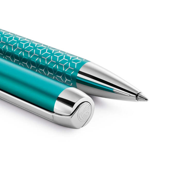 Caneta Esferográfica Pura® K40 Turquoise - Edição Especial - Mercado de Luxo - O Maior E-Commerce de Bens, Produtos e Serviços de Luxo do Brasil.