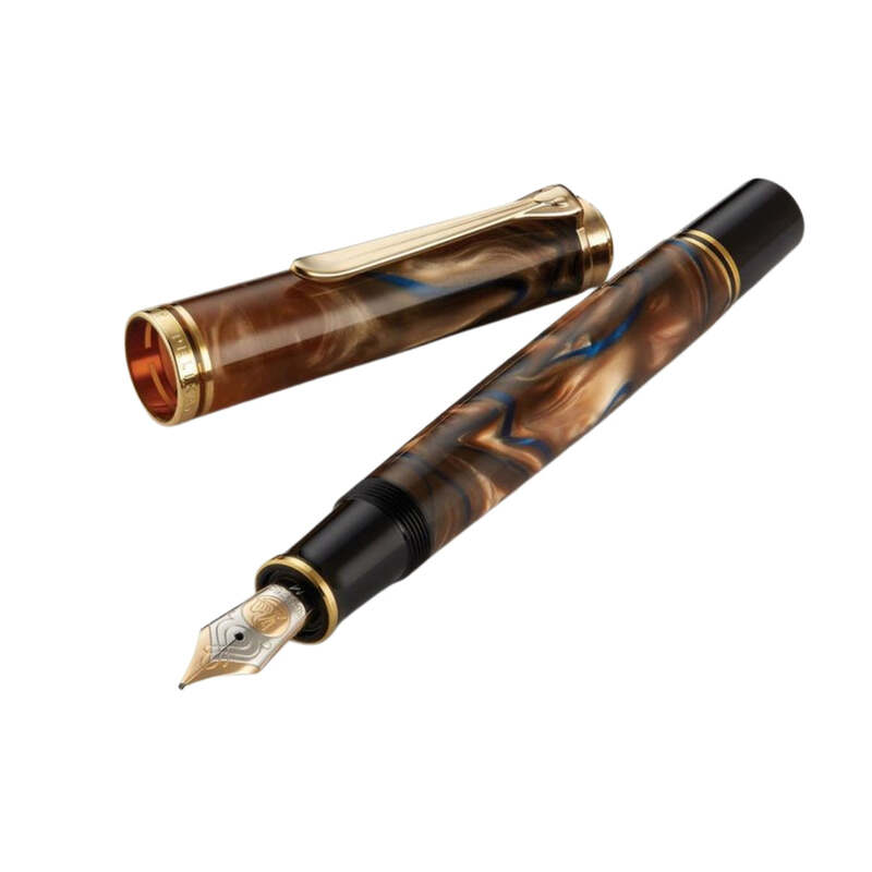 Caneta Tinteiro Souverän® M800 Water Soil Grand Place - Edição Especial 2016 - Mercado de Luxo - O Maior E-Commerce de Bens, Produtos e Serviços de Luxo do Brasil.