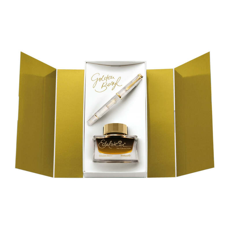 Caneta Tinteiro Classic M200 Golden Beryl Set - Edição Especial 2021
