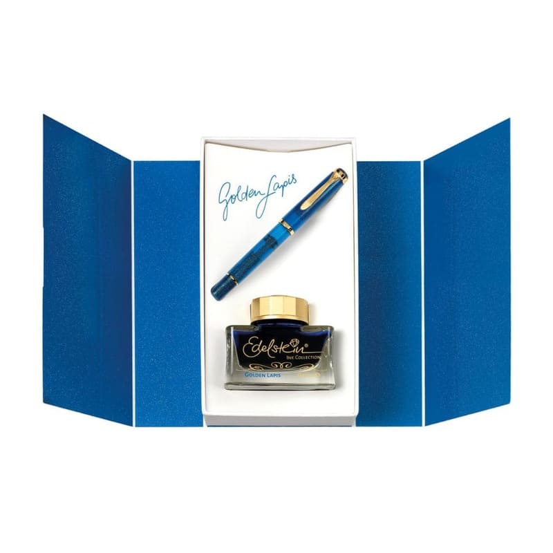 Caneta Tinteiro Classic M200 Golden Lapis Set - Edição Especial 2024