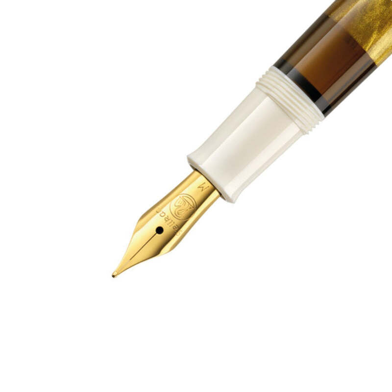 Caneta Tinteiro Classic M200 Gold Marbled - Edição Especial 2019 - Mercado de Luxo - O Maior E-Commerce de Bens, Produtos e Serviços de Luxo do Brasil.