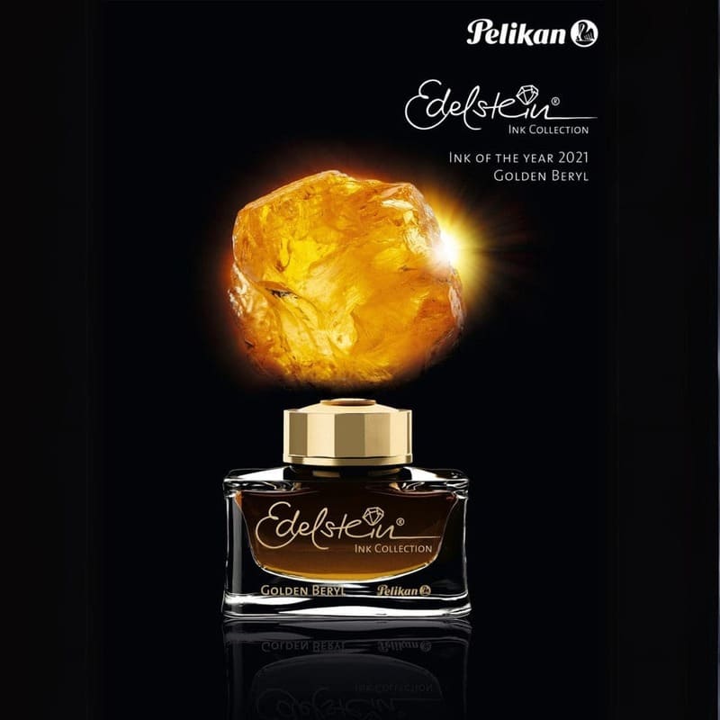 Tinteiro Frasco Edelstein® Golden Beryl - 50ml - Ink of the Year 2021 - Mercado de Luxo - O Maior E-Commerce de Bens, Produtos e Serviços de Luxo do Brasil.