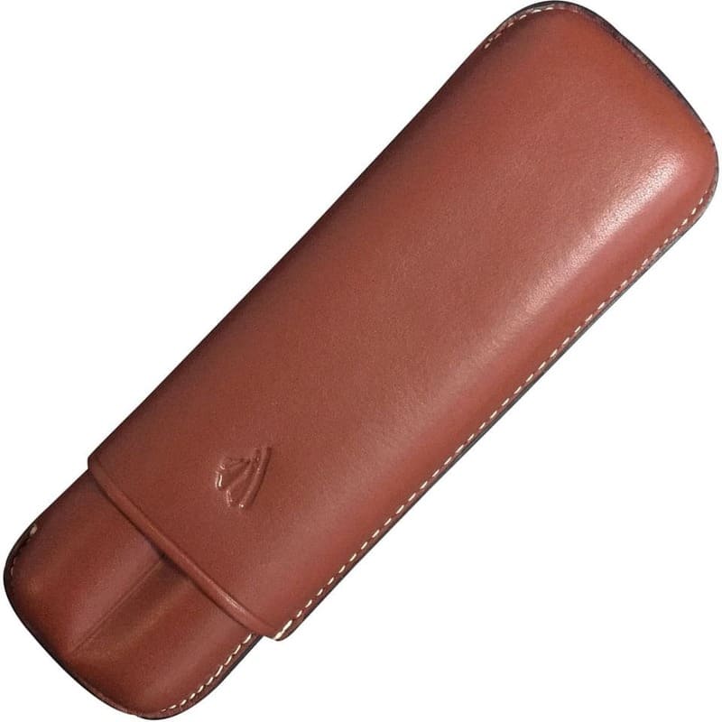 Porta Caneta Riviera Cognac para 2 unid