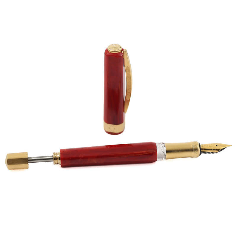 Caneta Tinteiro Opera Gold  - Mercado de Luxo - O Maior E-Commerce de Bens, Produtos e Serviços de Luxo do Brasil.