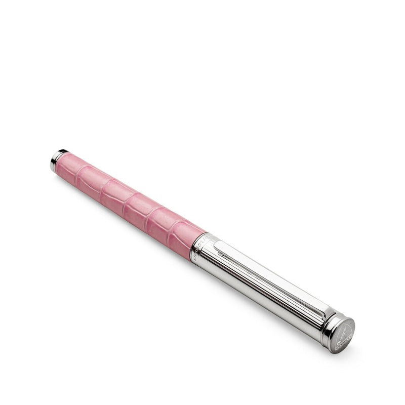 Caneta RollerBall Croc-Embossed Leather London - Mercado de Luxo - O Maior E-Commerce de Bens, Produtos e Serviços de Luxo do Brasil.