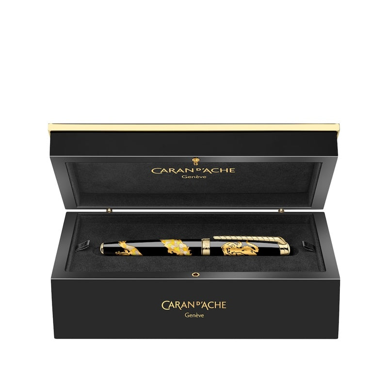 Caneta Tinteiro Straw Marquetry Dragon - Mercado de Luxo - O Maior E-Commerce de Bens, Produtos e Serviços de Luxo do Brasil.