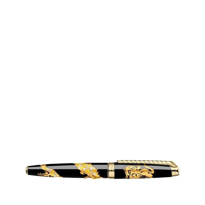 Caneta Tinteiro Straw Marquetry Dragon - Mercado de Luxo - O Maior E-Commerce de Bens, Produtos e Serviços de Luxo do Brasil.