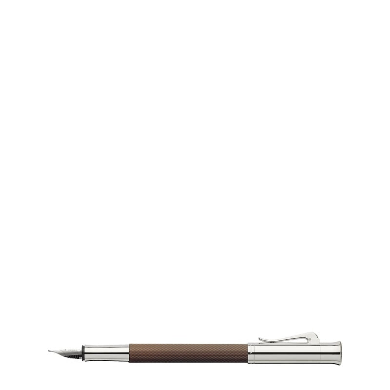 Caneta Tinteiro Guilloche Cognac