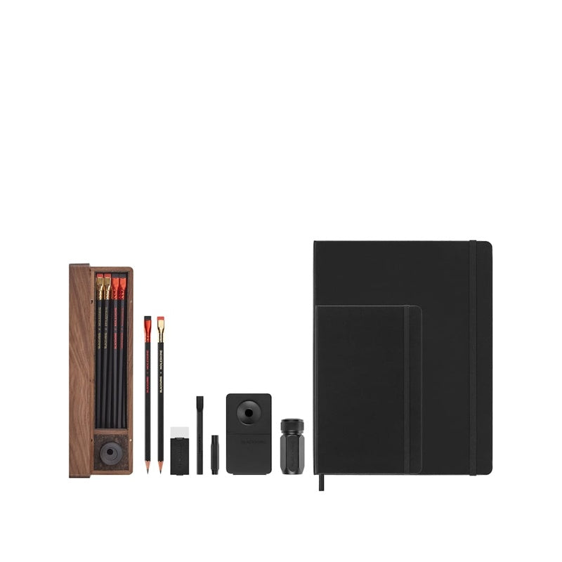 Lapiseira x Blackwing Atelier Pencil and Sketchbook Set - Mercado de Luxo - O Maior E-Commerce de Bens, Produtos e Serviços de Luxo do Brasil.