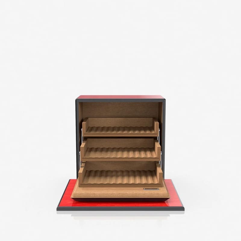 Umidor Sycamore Laca Vermelha - Mercado de Luxo - O Maior E-Commerce de Bens, Produtos e Serviços de Luxo do Brasil.