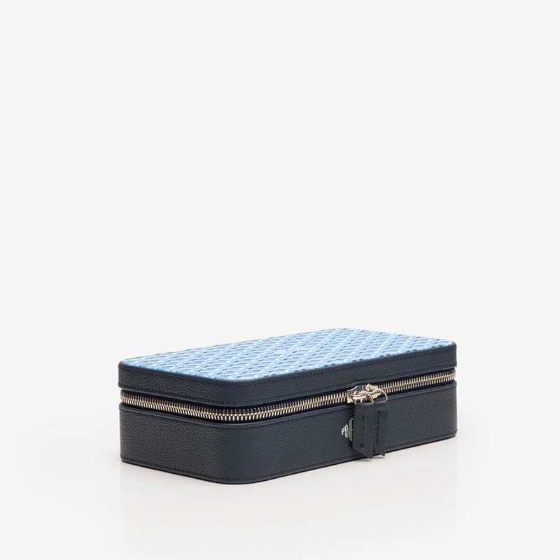 Umidor Boîte à Cigares Pappy Boyington Toile Enduite Azul - Mercado de Luxo - O Maior E-Commerce de Bens, Produtos e Serviços de Luxo do Brasil.