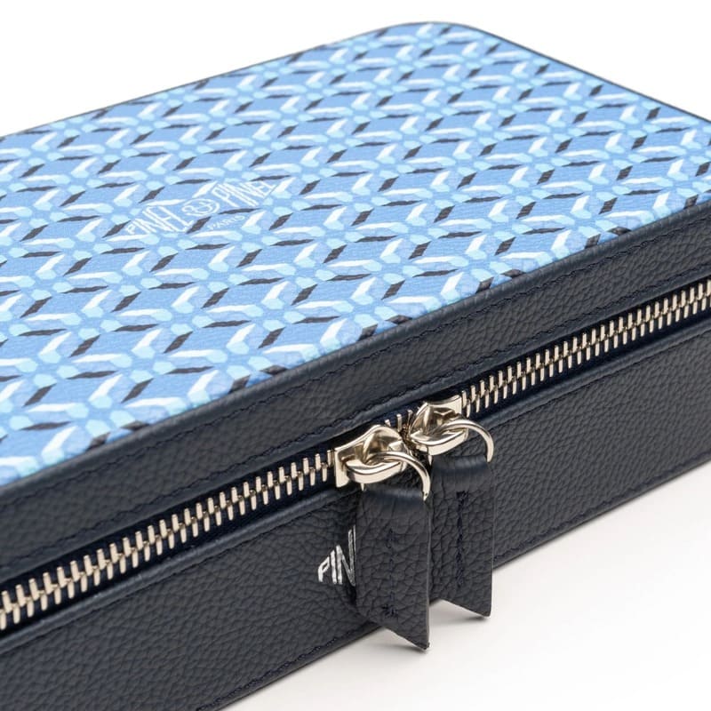 Umidor Boîte à Cigares Pappy Boyington Toile Enduite Azul - Mercado de Luxo - O Maior E-Commerce de Bens, Produtos e Serviços de Luxo do Brasil.