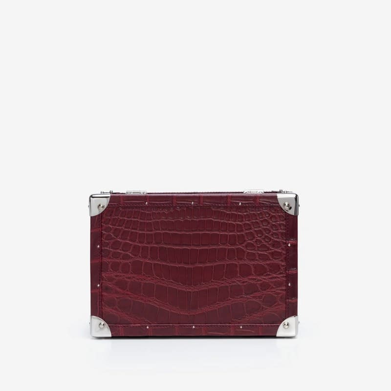 Umidor Cave à Cigares Mini Malle Crocodile Vermelho - Mercado de Luxo - O Maior E-Commerce de Bens, Produtos e Serviços de Luxo do Brasil.
