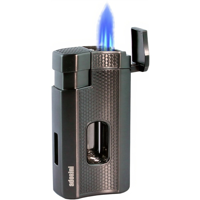 Isqueiro Triple Jet V-Cut Gun Metal - Mercado de Luxo - O Maior E-Commerce de Bens, Produtos e Serviços de Luxo do Brasil.
