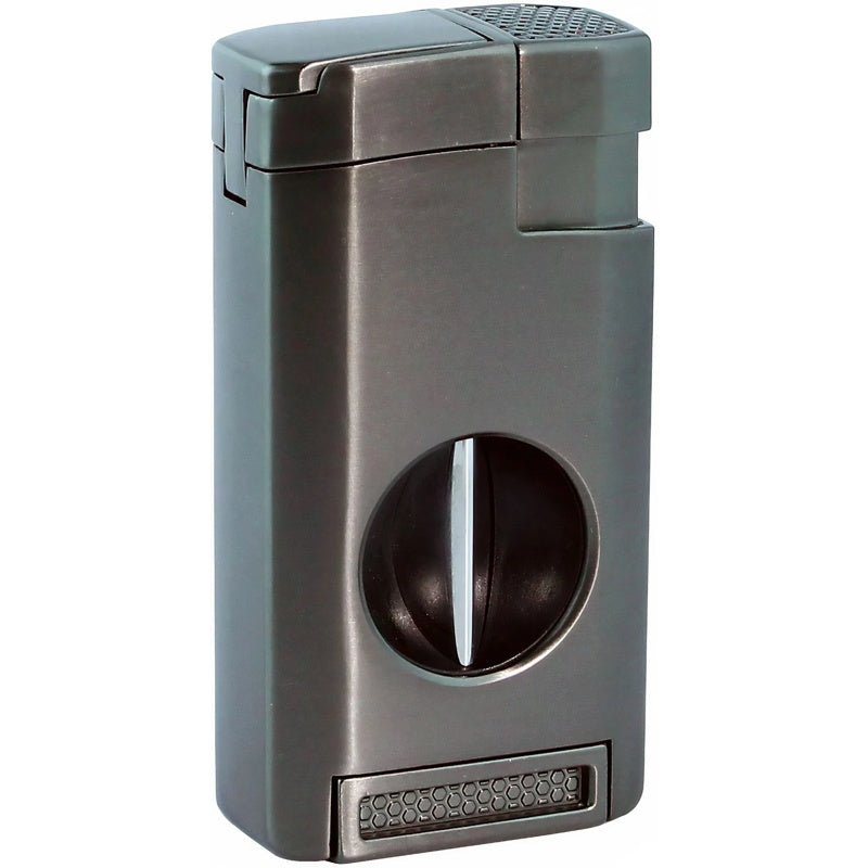 Isqueiro Triple Jet V-Cut Gun Metal - Mercado de Luxo - O Maior E-Commerce de Bens, Produtos e Serviços de Luxo do Brasil.