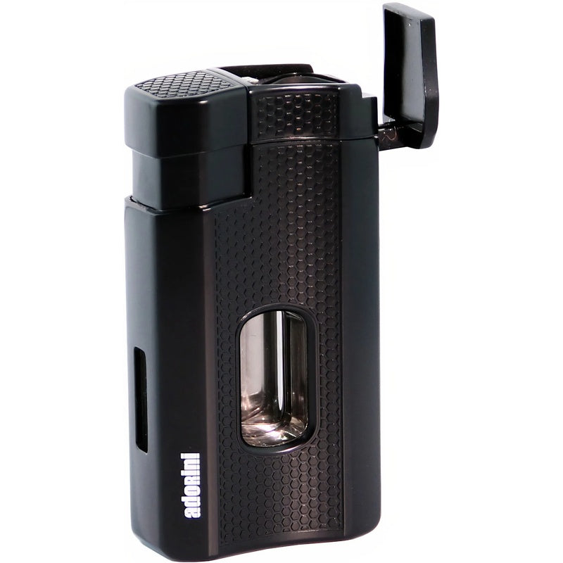 Isqueiro Triple Jet V-Cut Preto - Mercado de Luxo - O Maior E-Commerce de Bens, Produtos e Serviços de Luxo do Brasil.