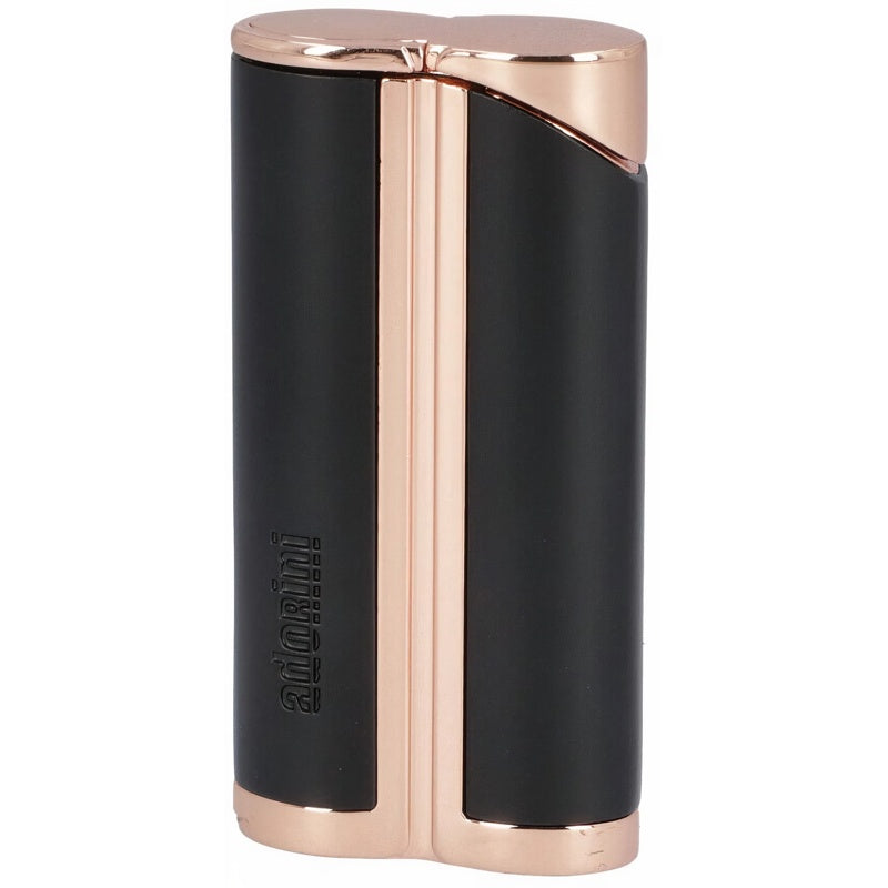 Single Jet Curve Lighter Black / Rose Gold incl. Soco de Cigarro - Mercado de Luxo - O Maior E-Commerce de Bens, Produtos e Serviços de Luxo do Brasil.