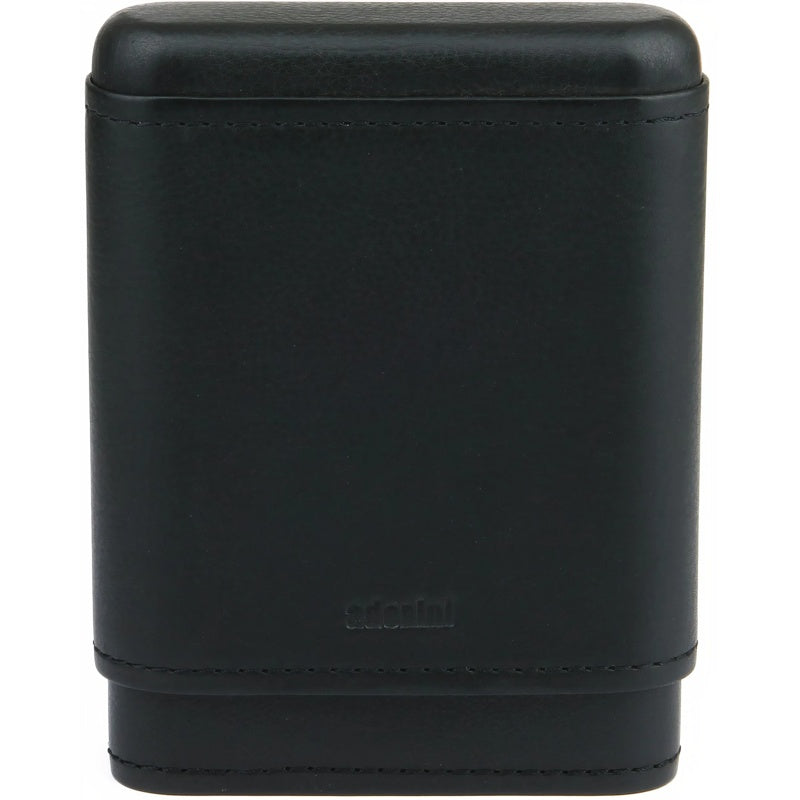 Estojo para 3-5 charutos em couro legítimo preto - Mercado de Luxo - O Maior E-Commerce de Bens, Produtos e Serviços de Luxo do Brasil.