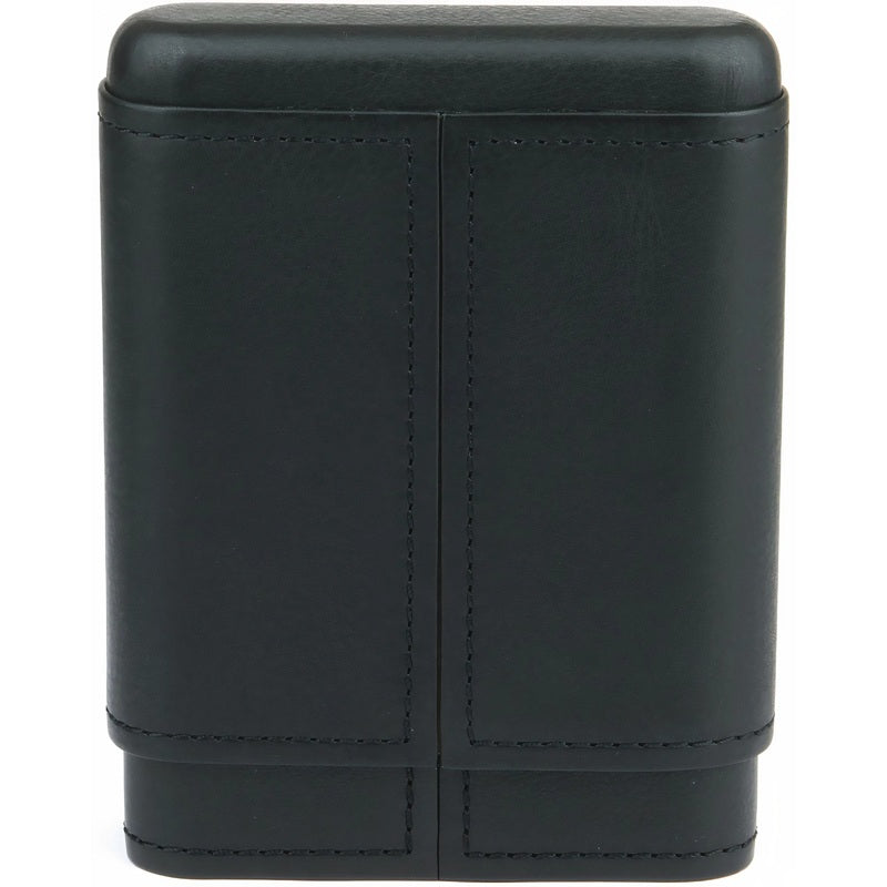 Estojo para 3-5 charutos em couro legítimo preto - Mercado de Luxo - O Maior E-Commerce de Bens, Produtos e Serviços de Luxo do Brasil.