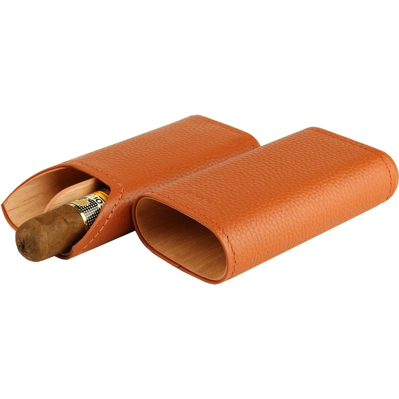 Estojo para charutos couro legítimo 2-3 charutos Laranja Crocus - Mercado de Luxo - O Maior E-Commerce de Bens, Produtos e Serviços de Luxo do Brasil.